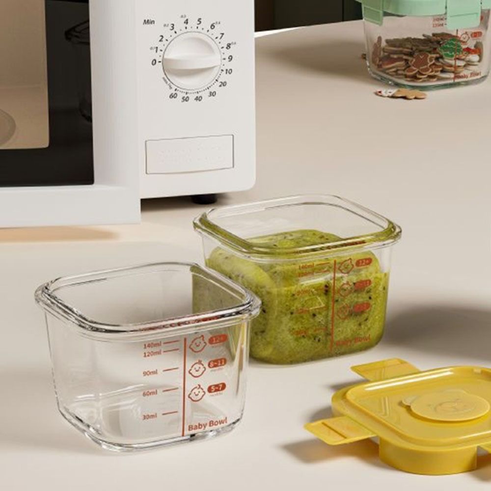 Baby Food Containers Glass - Nuevo Recipiente de Vidrio para Almacenamiento