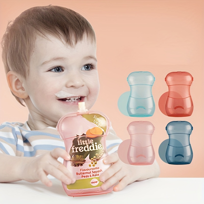 Baby Food Pouches - Contenedor Portátil Antiderrame para Puré de