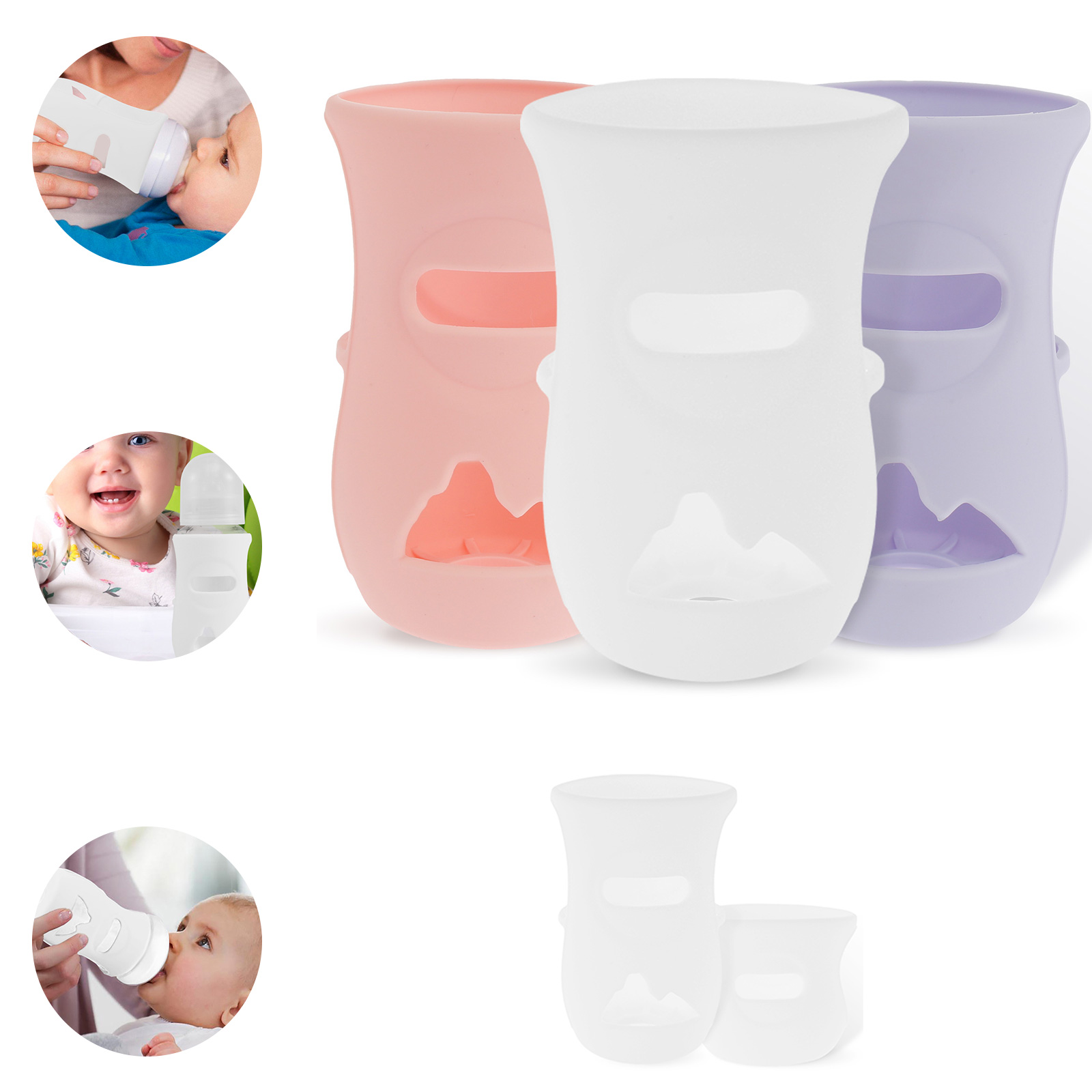 Baby Food Containers Glass - Fundas de silicona Funda de silicona