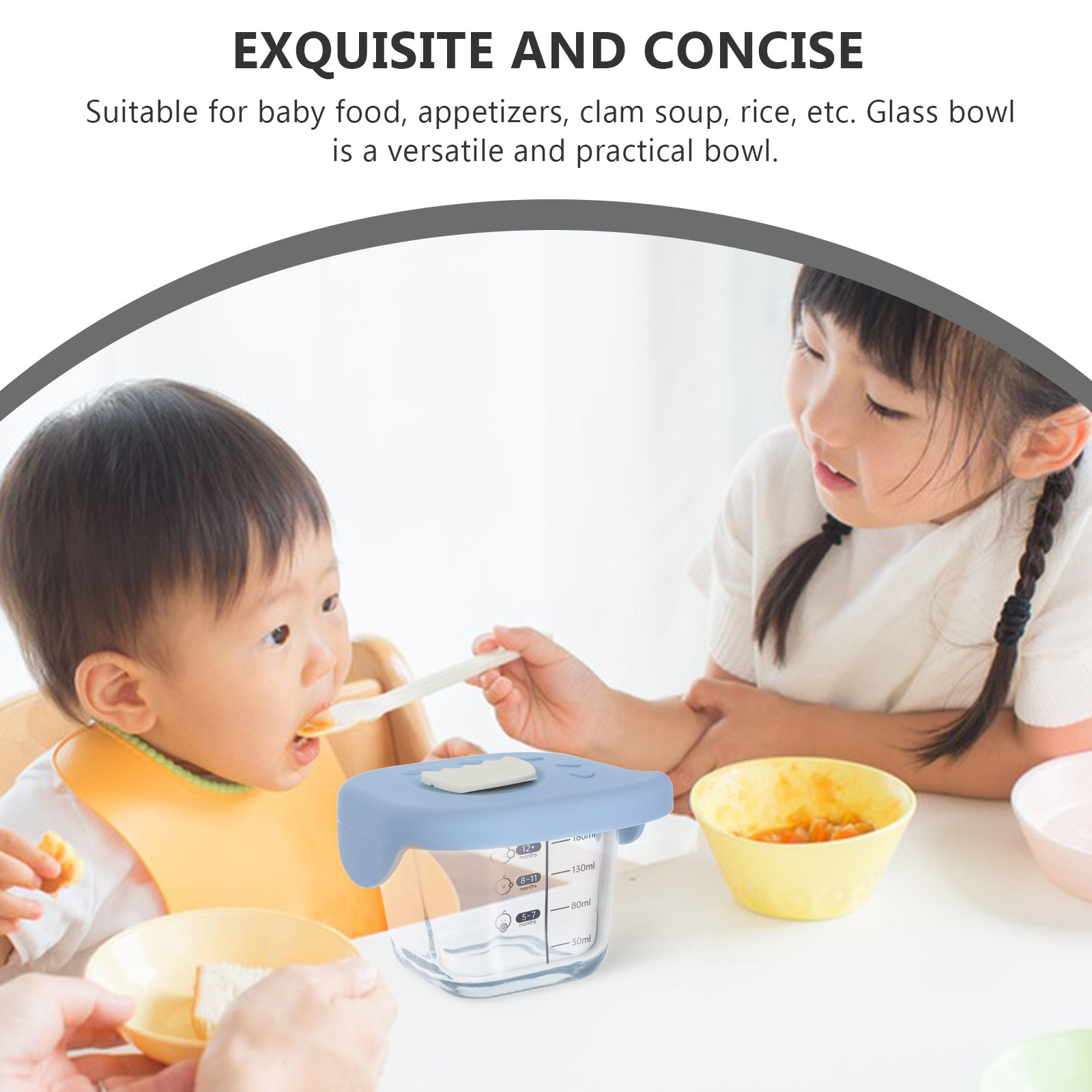 Tazón de Vidrio para Comida de - Baby Food Containers Glass reseña y precio