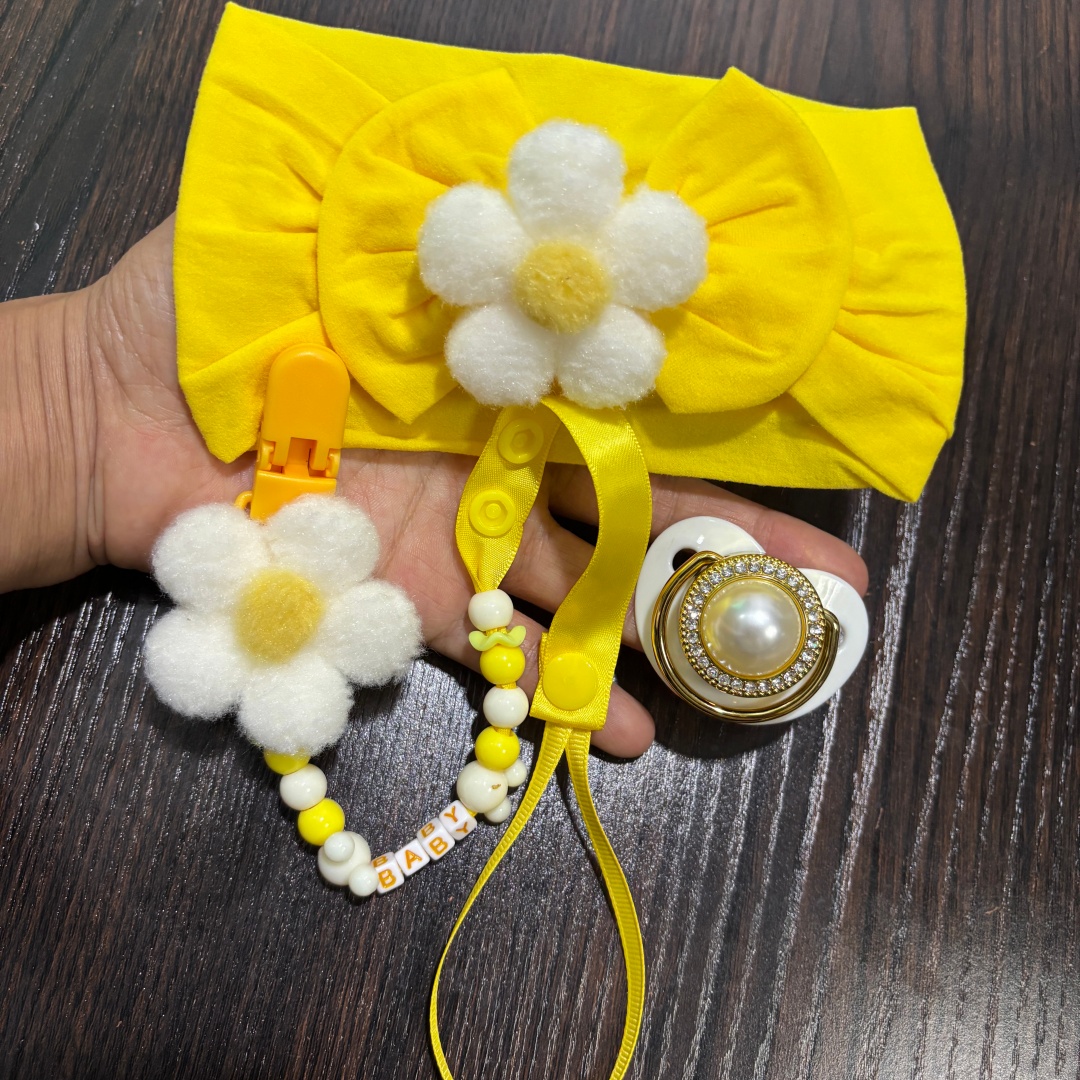 Diadema para bebé con chupete  - Baby Food Newborn reseña y precio
