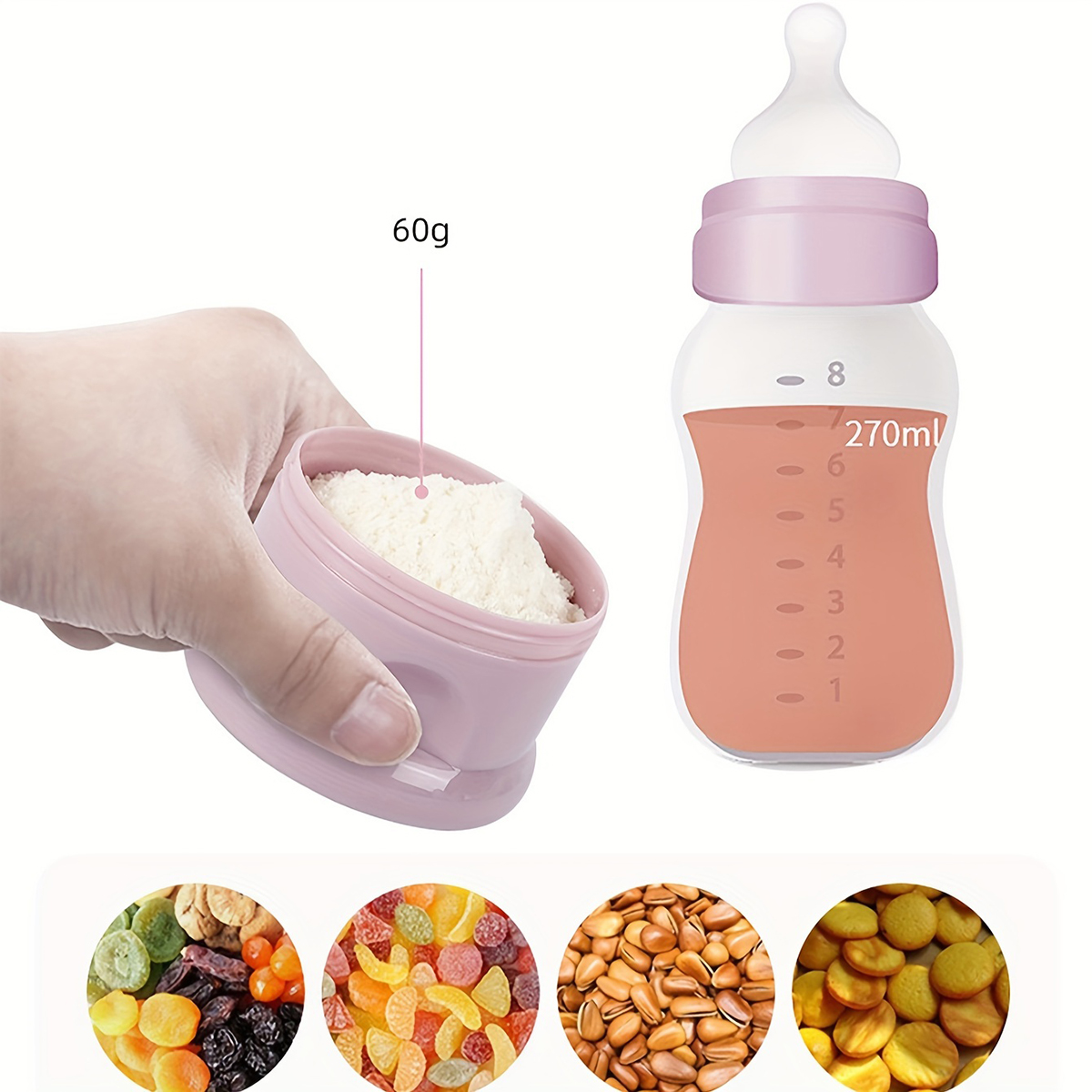 Contenedor de leche en polvo p - Baby Food Pouches reseña y precio