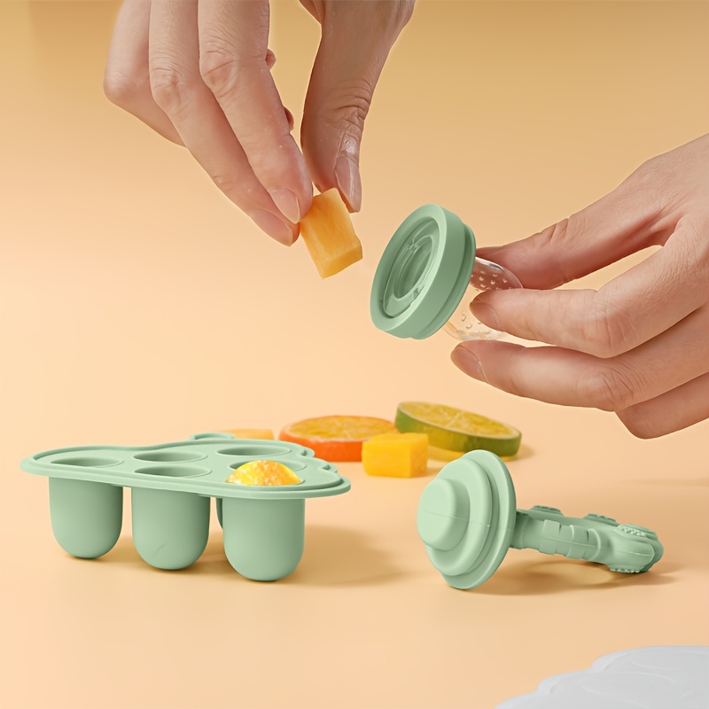Mini molde para congelador de  - Baby Food Containers Glass reseña y precio