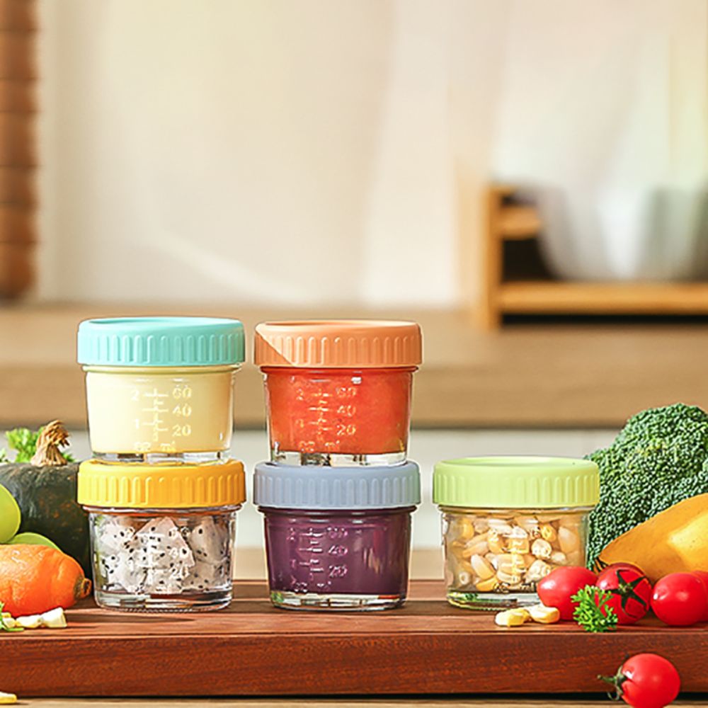 Tarro de cristal para comida d - Baby Food Containers Glass reseña y precio