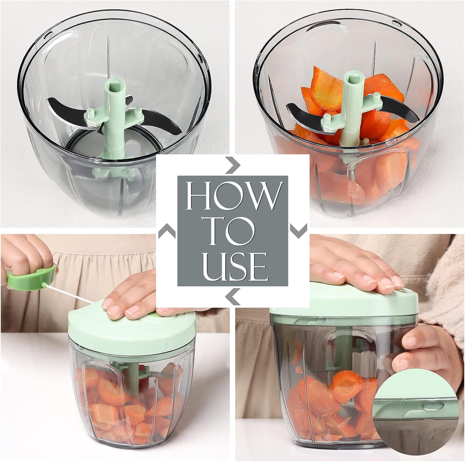 Picadora Manual de Alimentos p - Baby Food Grinder reseña y precio