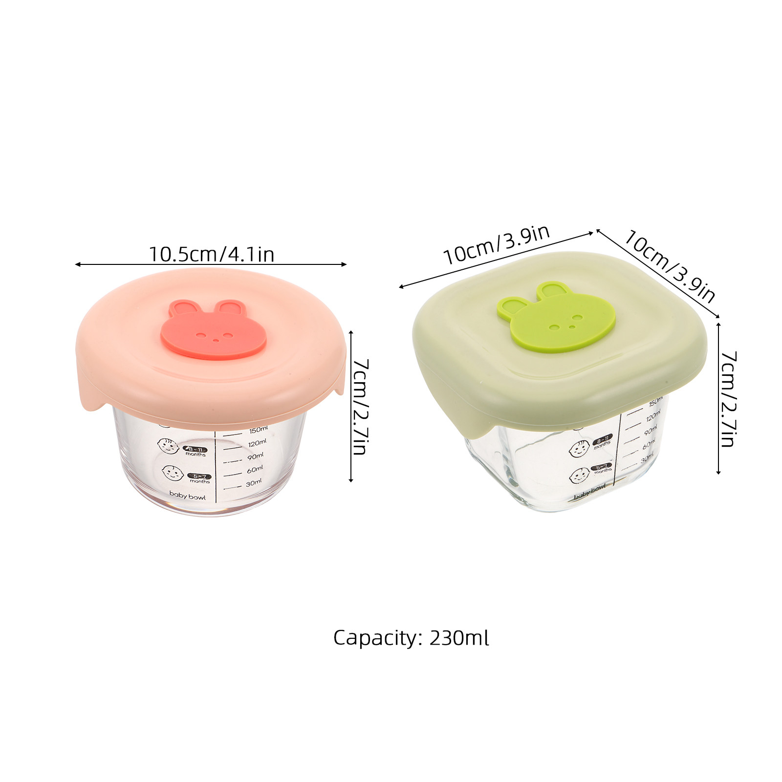Contenedores de vidrio para al - Baby Food Containers Glass reseña y precio