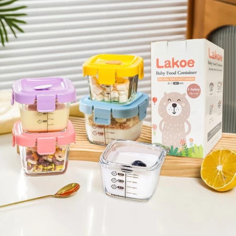 Caja de Almacenamiento Resiste - Baby Food Containers Glass reseña y precio