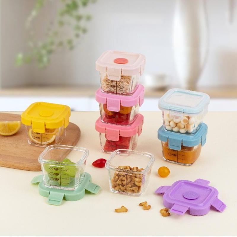Caja de Almacenamiento Resiste - Baby Food Containers Glass reseña y precio