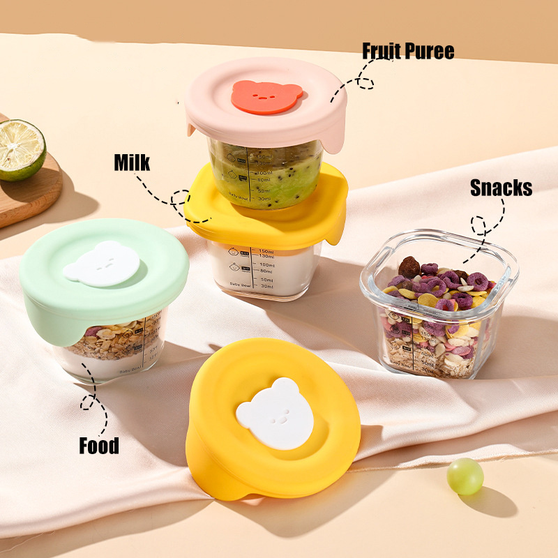 Frascos de almacenamiento de a - Baby Food Containers Glass reseña y precio