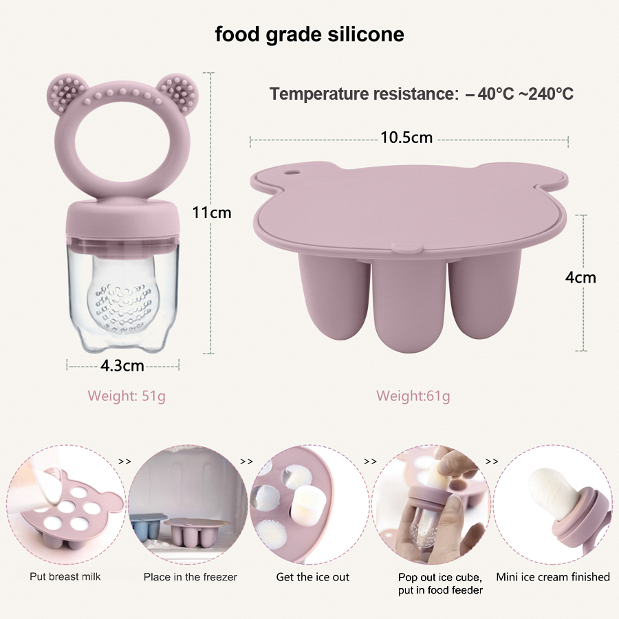 Molde de silicona para helados - Baby Food Nan reseña y precio