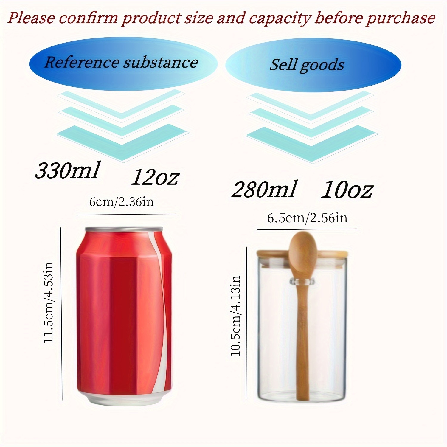 Tarro de dulces de 280 ml, tar - Baby Food Containers Glass reseña y precio