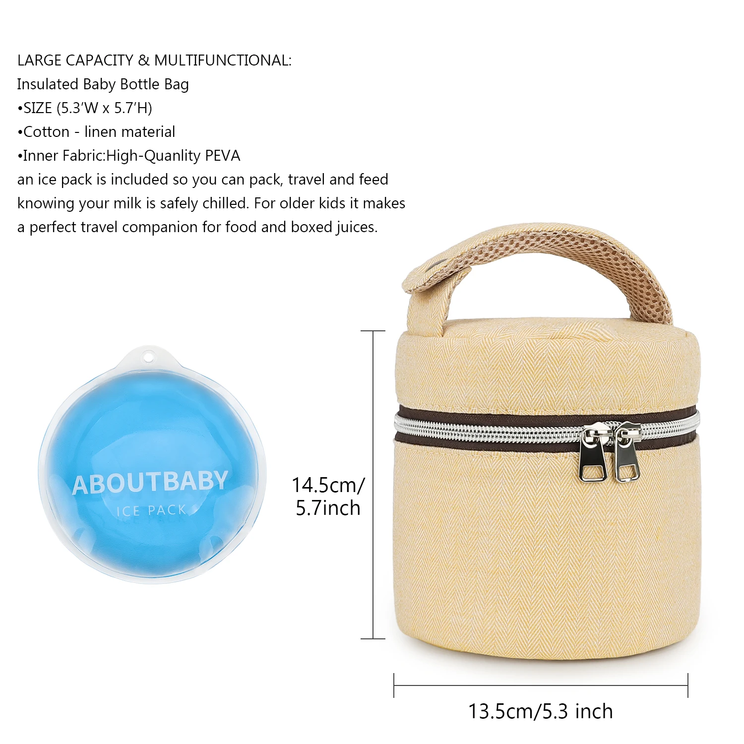 Bolsa para biberones impermeab - Baby Food Nan reseña y precio